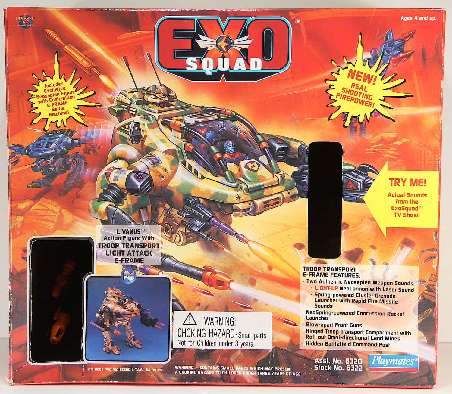 Boxed Toy Exosquad Background