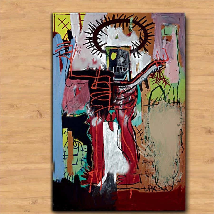 Boxer By Jean Michel Basquiat Background