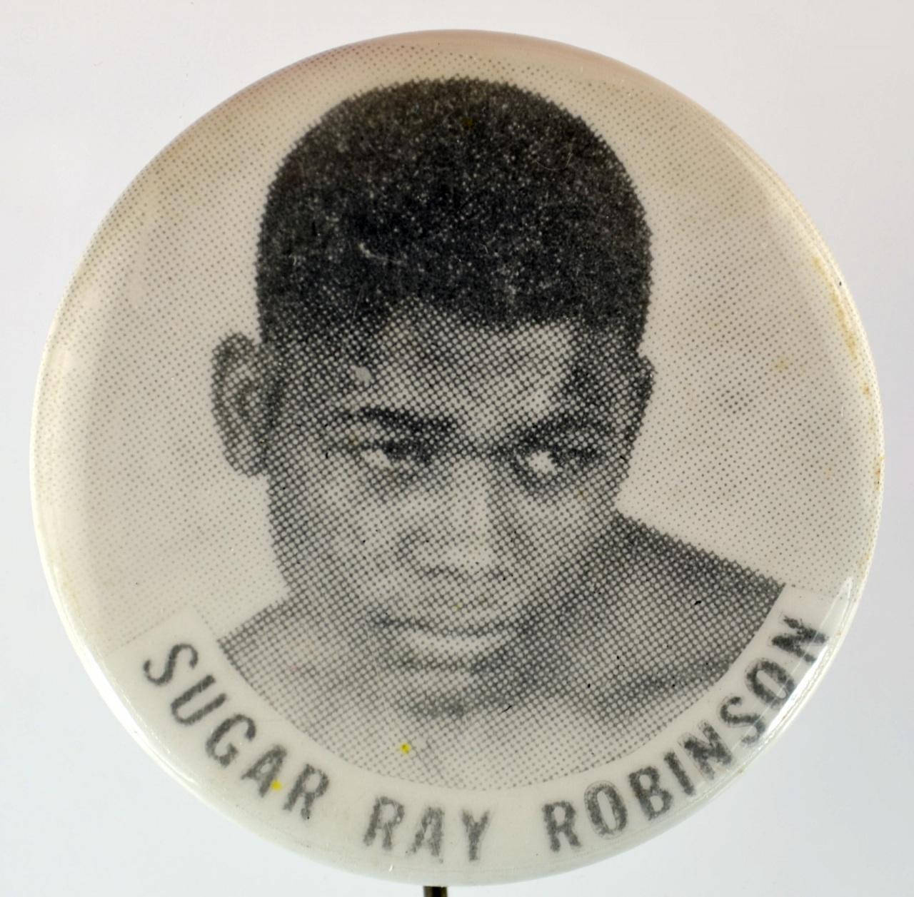 Boxing Legend - Sugar Ray Robinson Button Pin