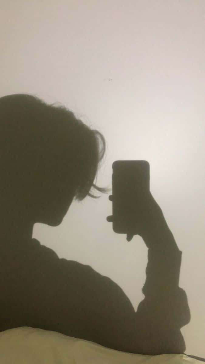 Boy Selfie Shadow Pfp Background
