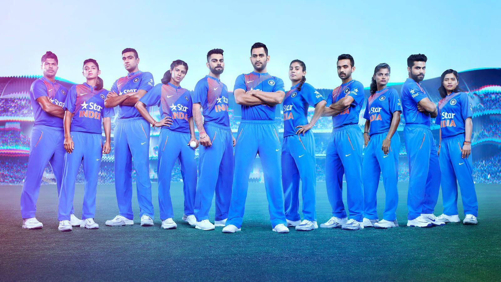 Boys And Girls Of The Indian Cricket Team