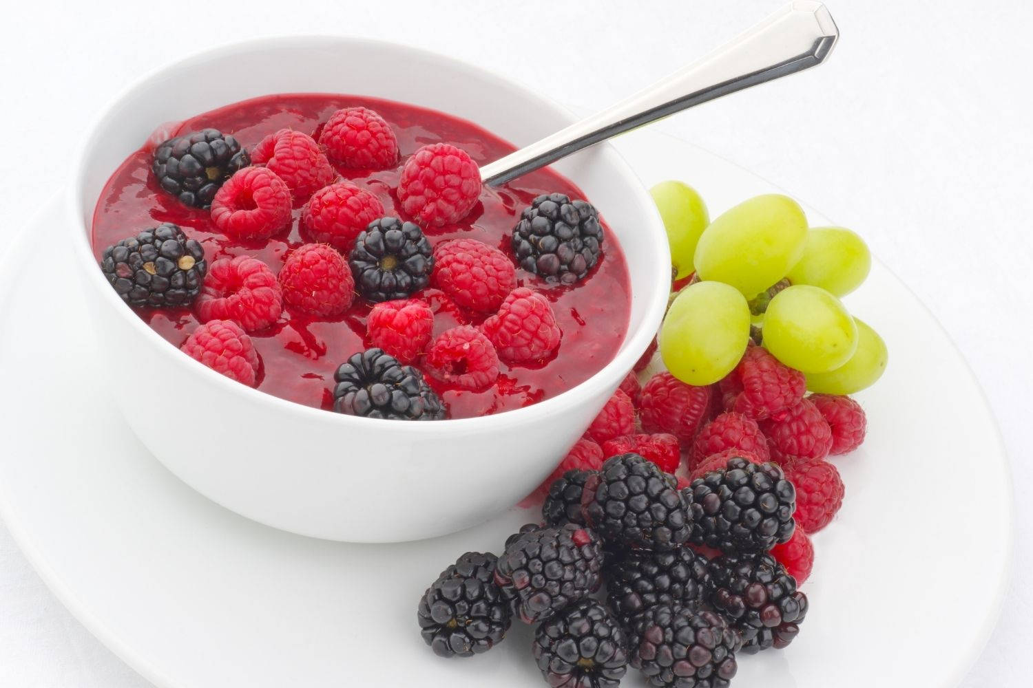 Boysenberry Fruit Bowl Background