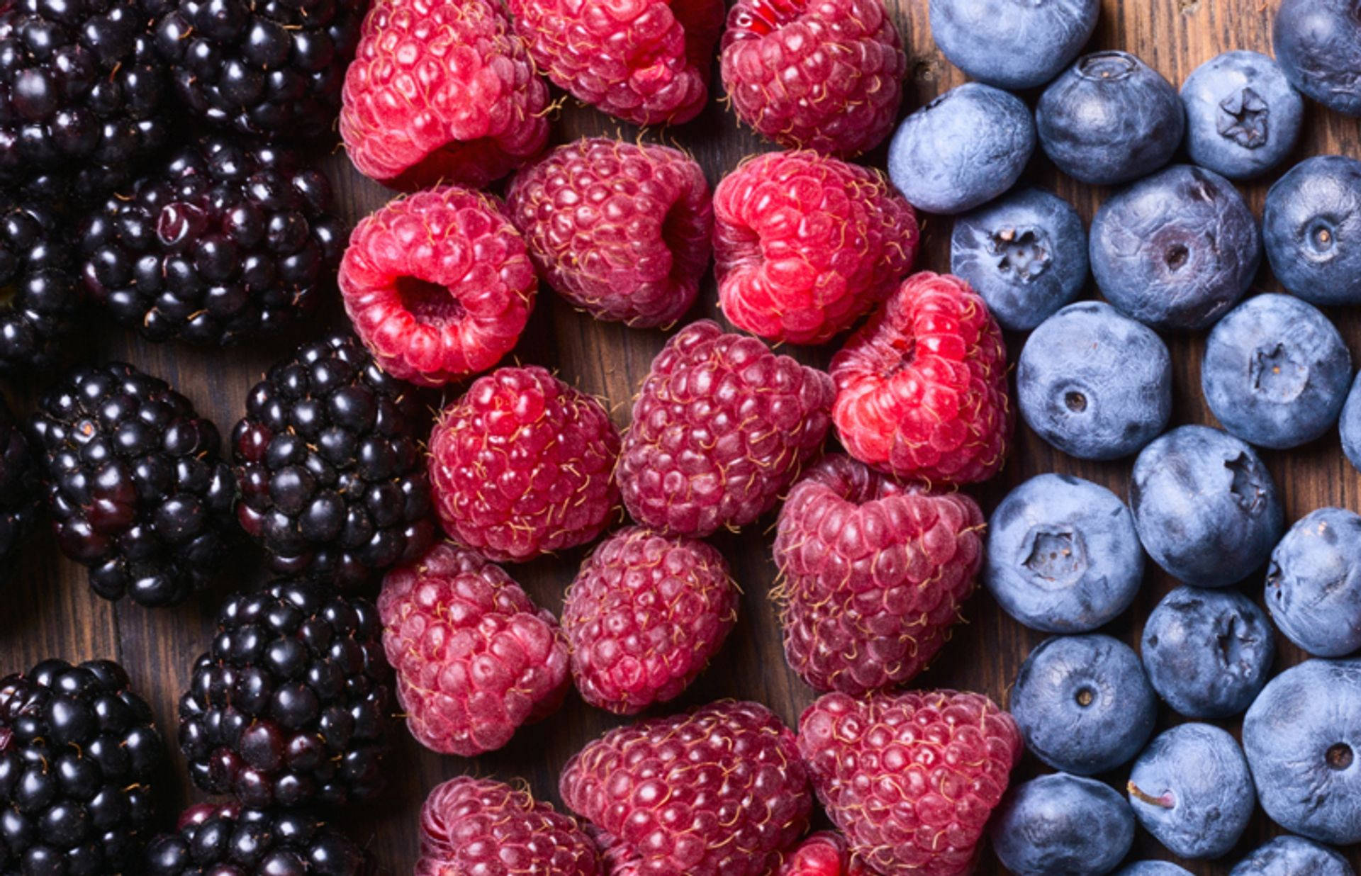 Boysenberry In Pretty Berries Arrangement Background