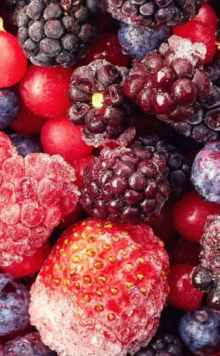 Boysenberry Mixed Berries Close-up Shot Background