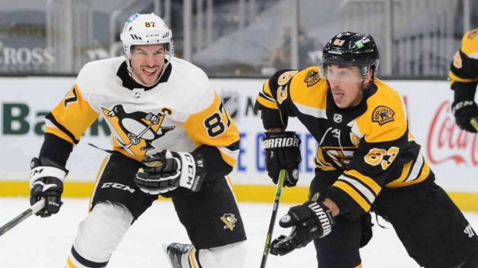 Brad Marchand Against Pittsburgh Penguins Background
