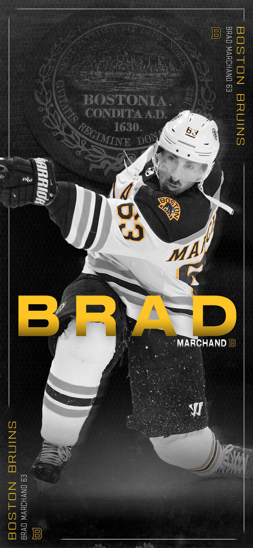 Brad Marchand Boston Bruins Poster Background