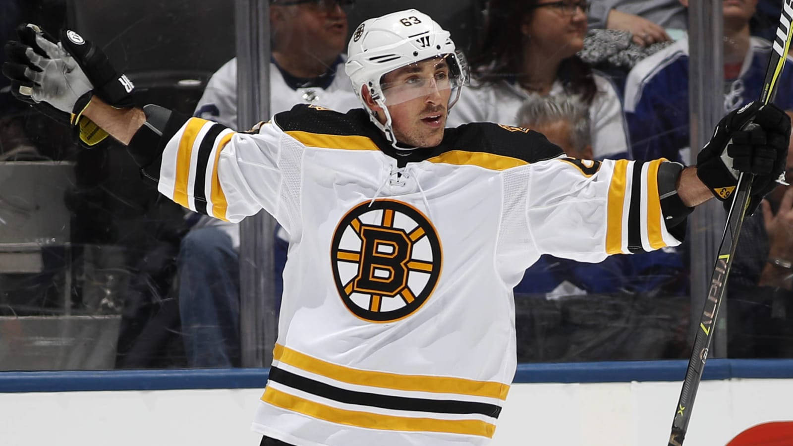 Brad Marchand Boston Bruins White Uniform