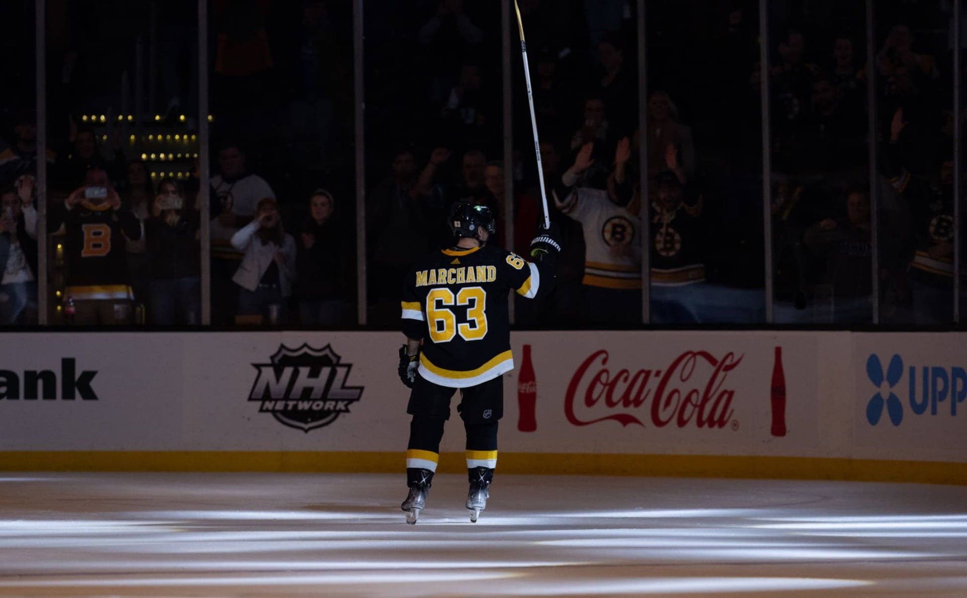 Brad Marchand Spotlight Photo Background