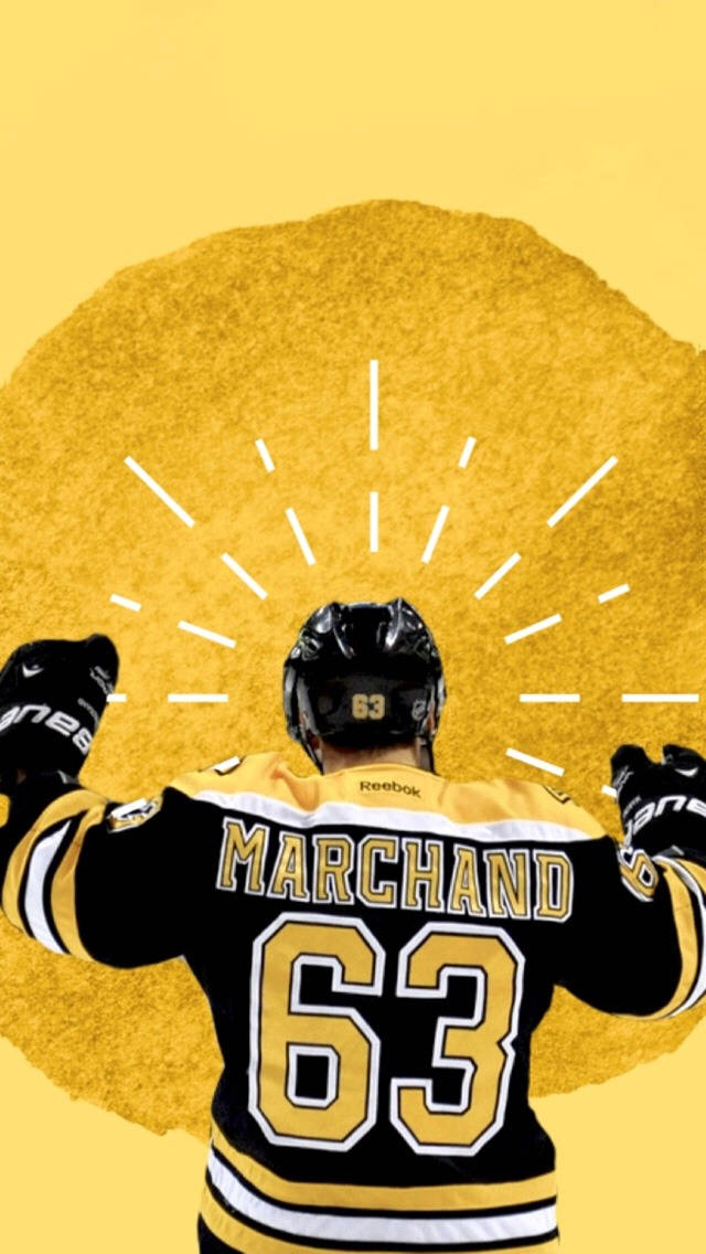 Brad Marchand Yellow Fanart