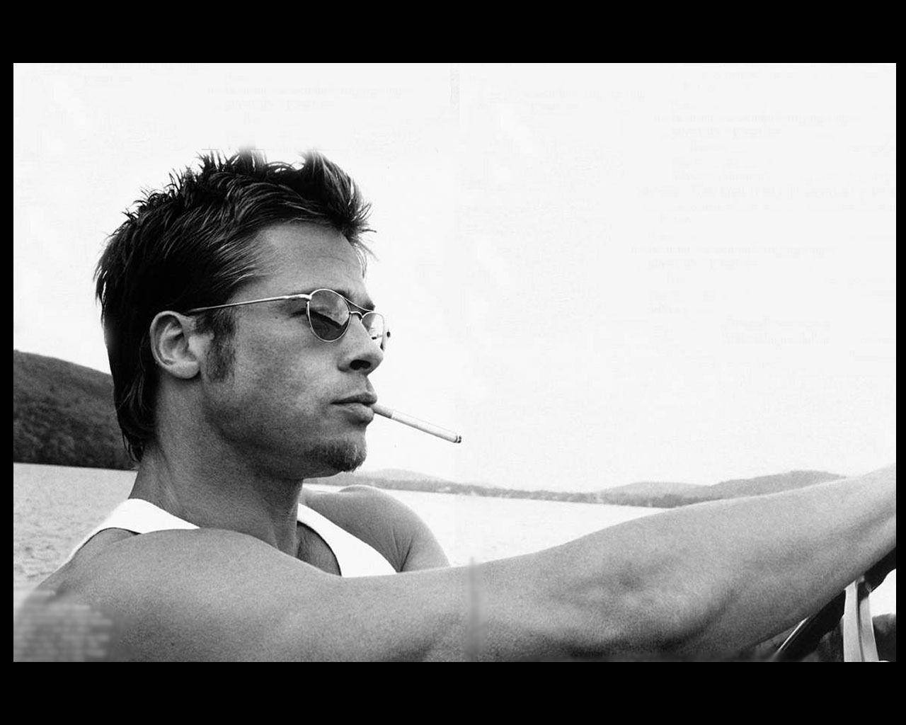 Brad Pitt In His Element Background
