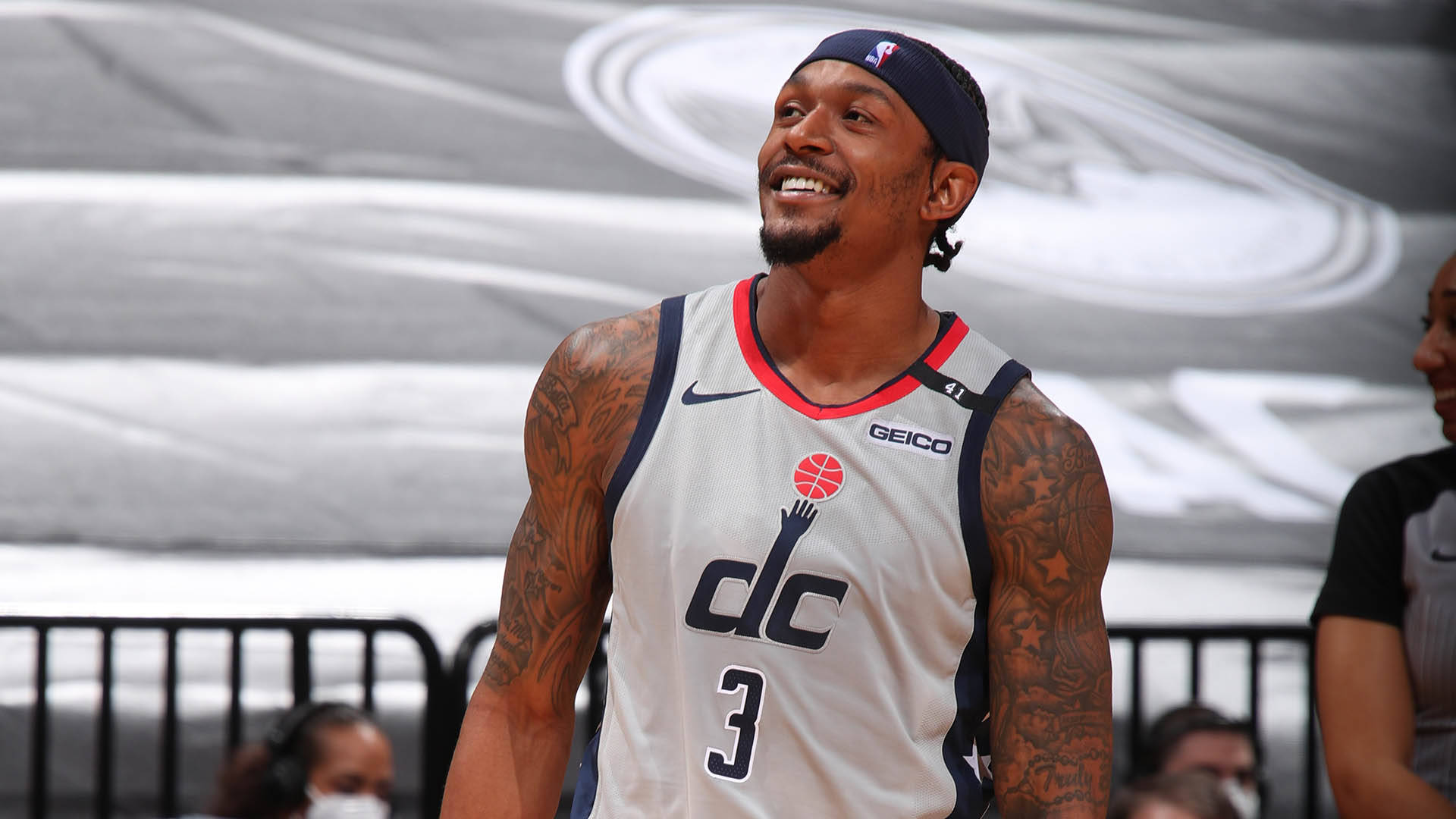 Bradley Beal Candid Photograph Background