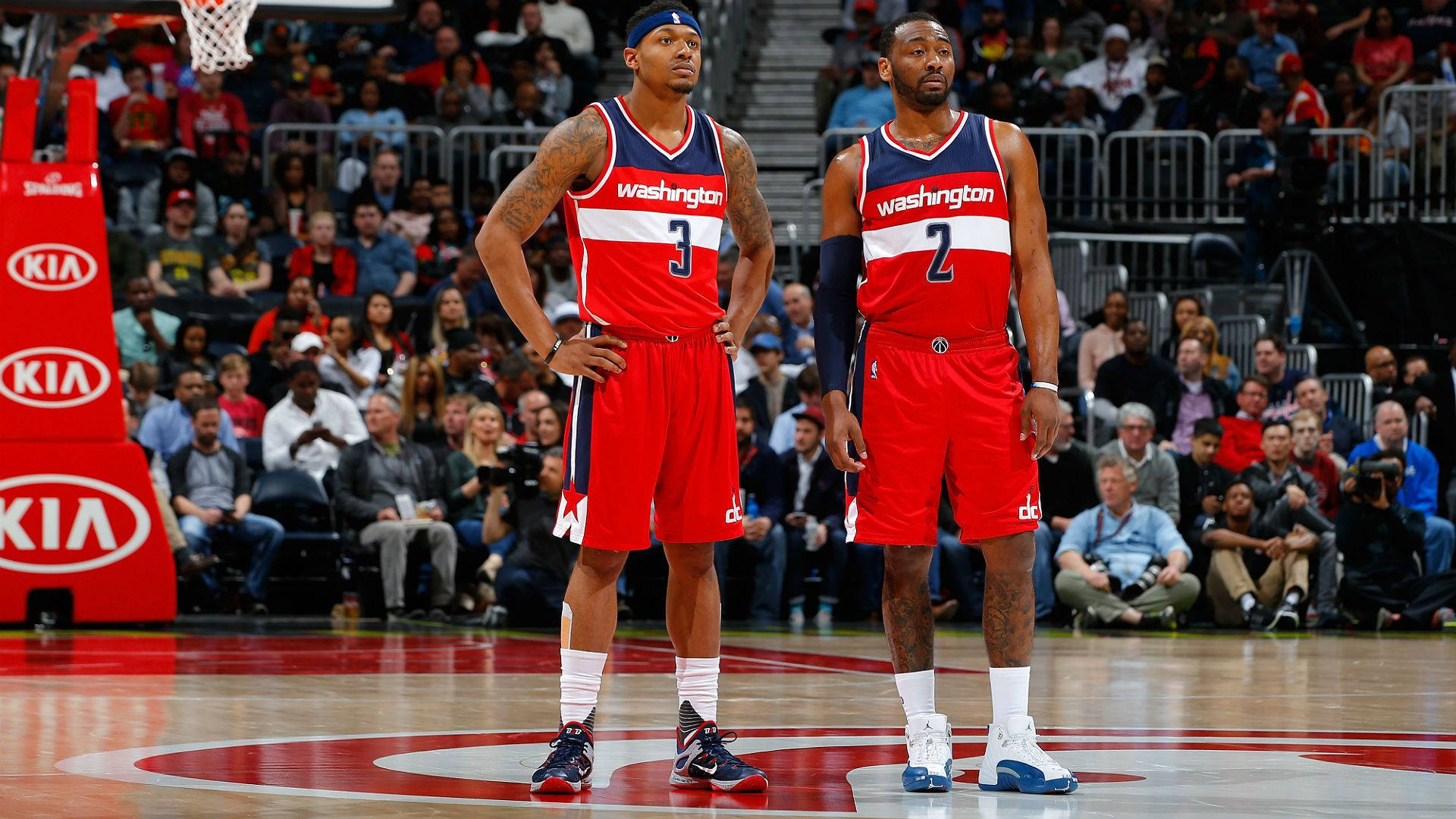 Bradley Beal Dynamic Duo John Wall Background