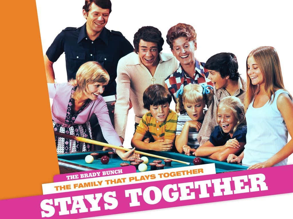 Brady Bunch Cute Poster Background