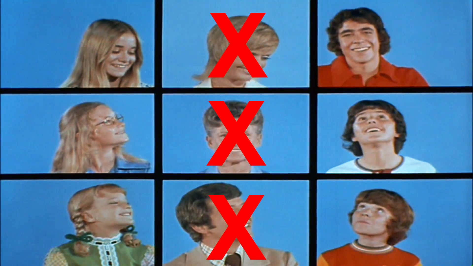 Brady Bunch Photomontage Background