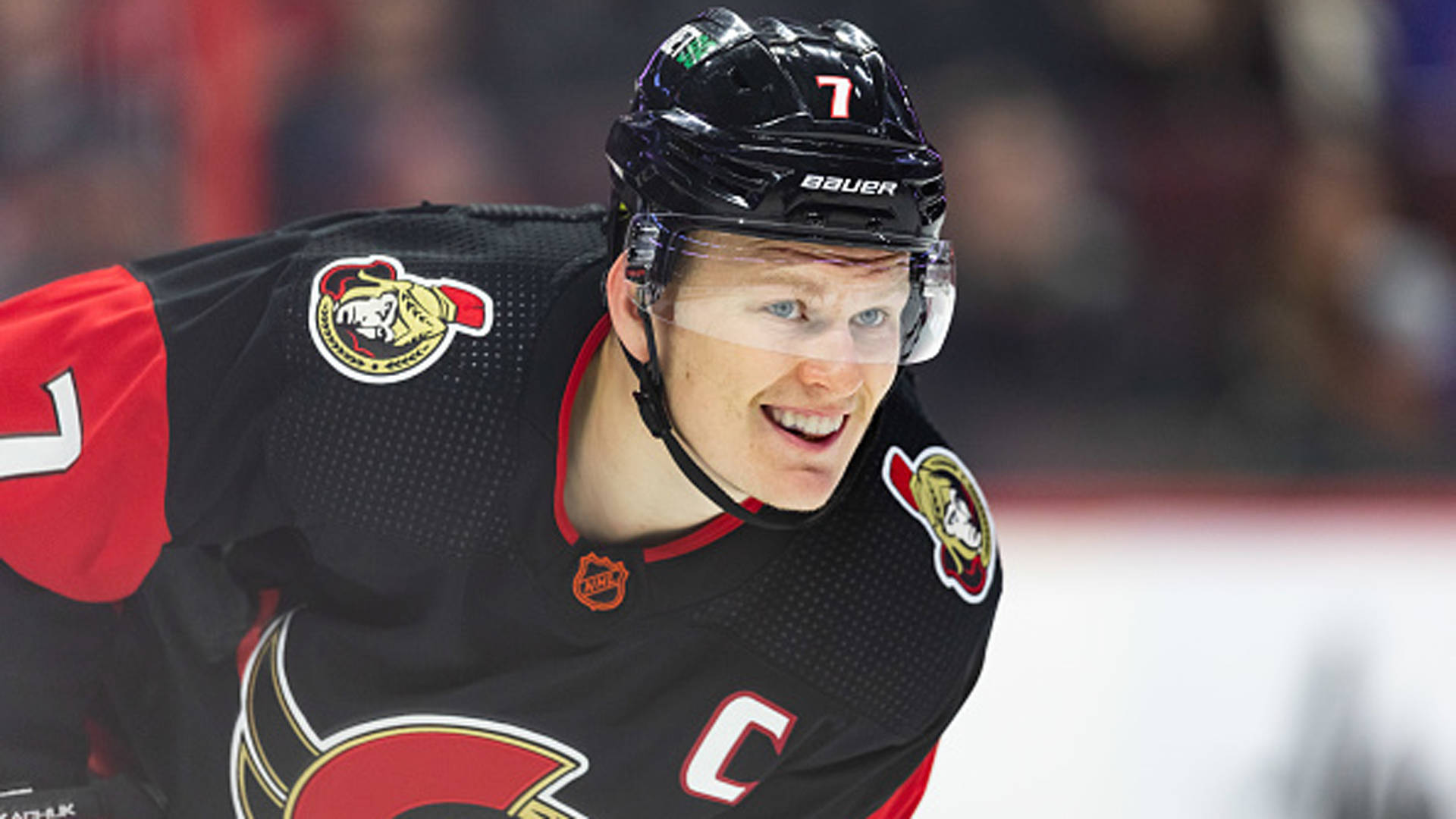 Brady Tkachuk Ottawa Senators Smiling