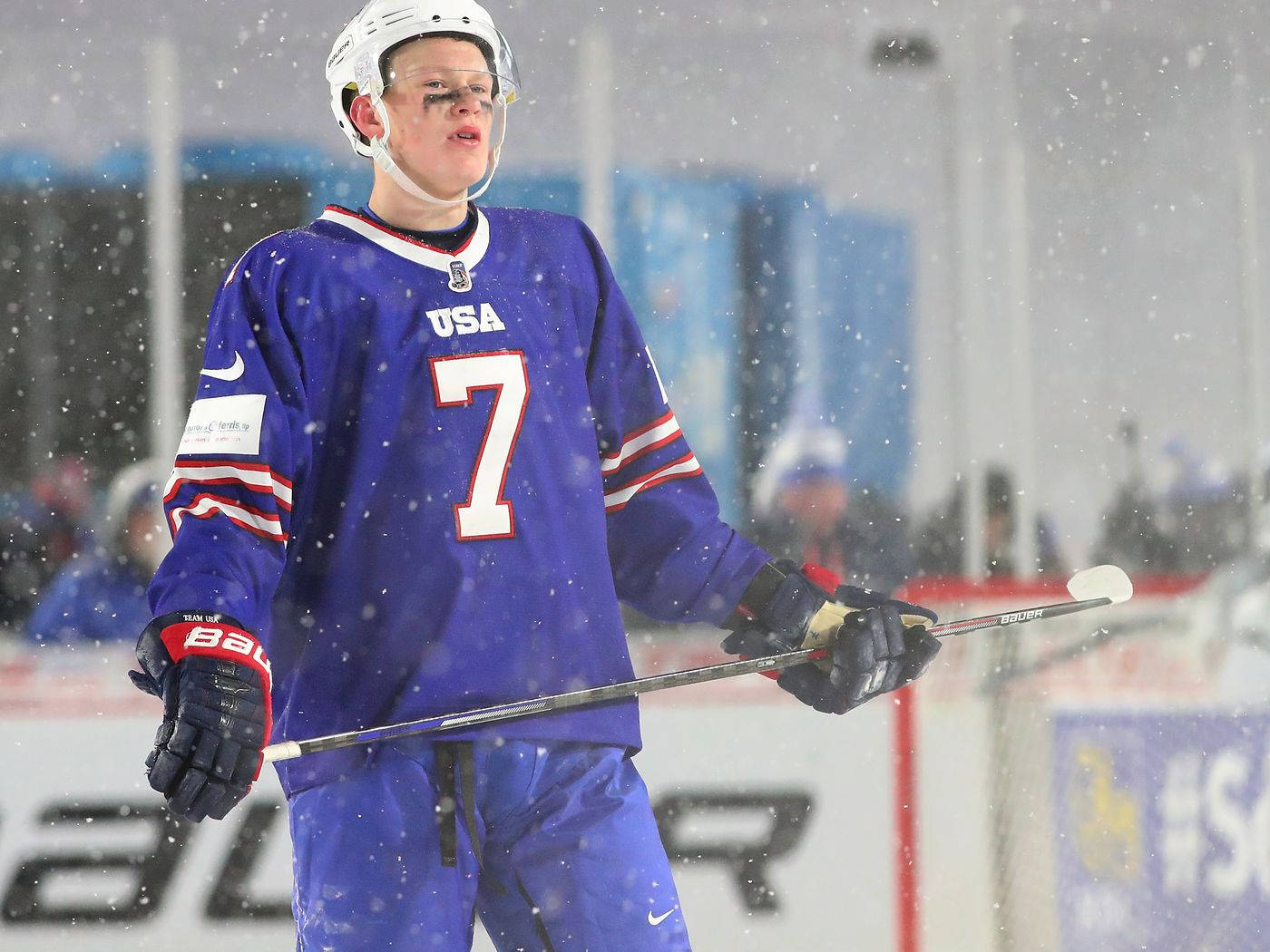 Brady Tkachuk Team Usa Snowy