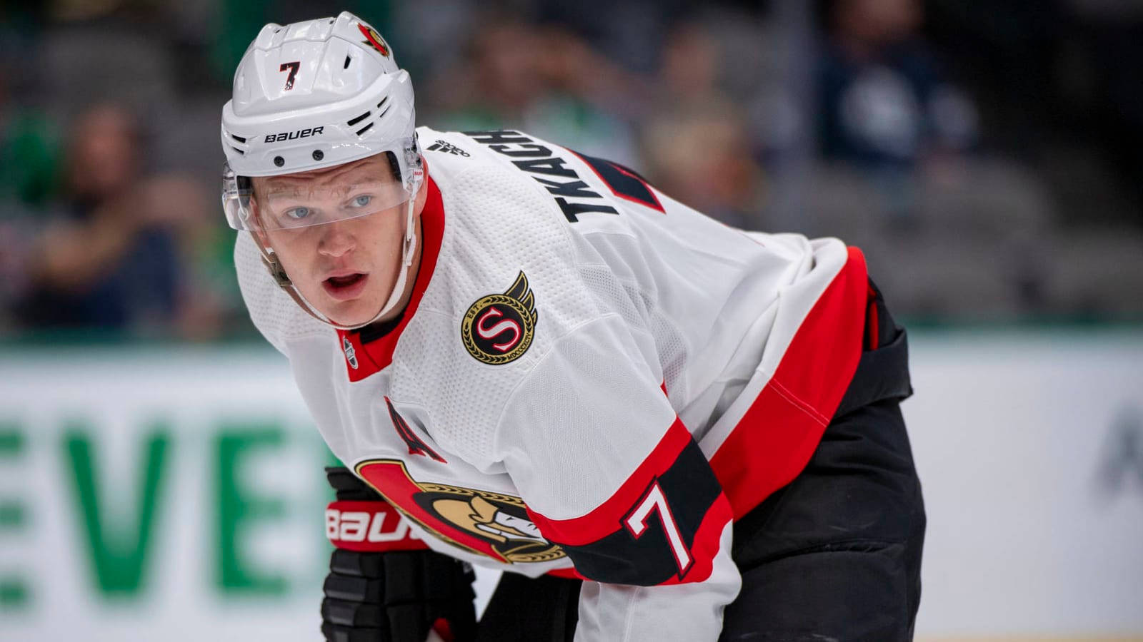 Brady Tkachuk White Ottawa Senators Uniform