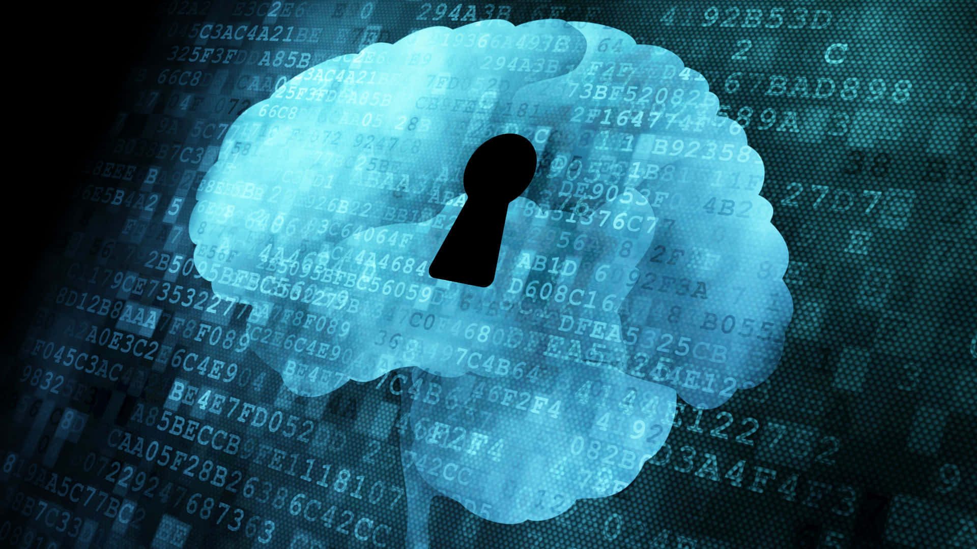 Brain With Deep Psychological Meaning Background