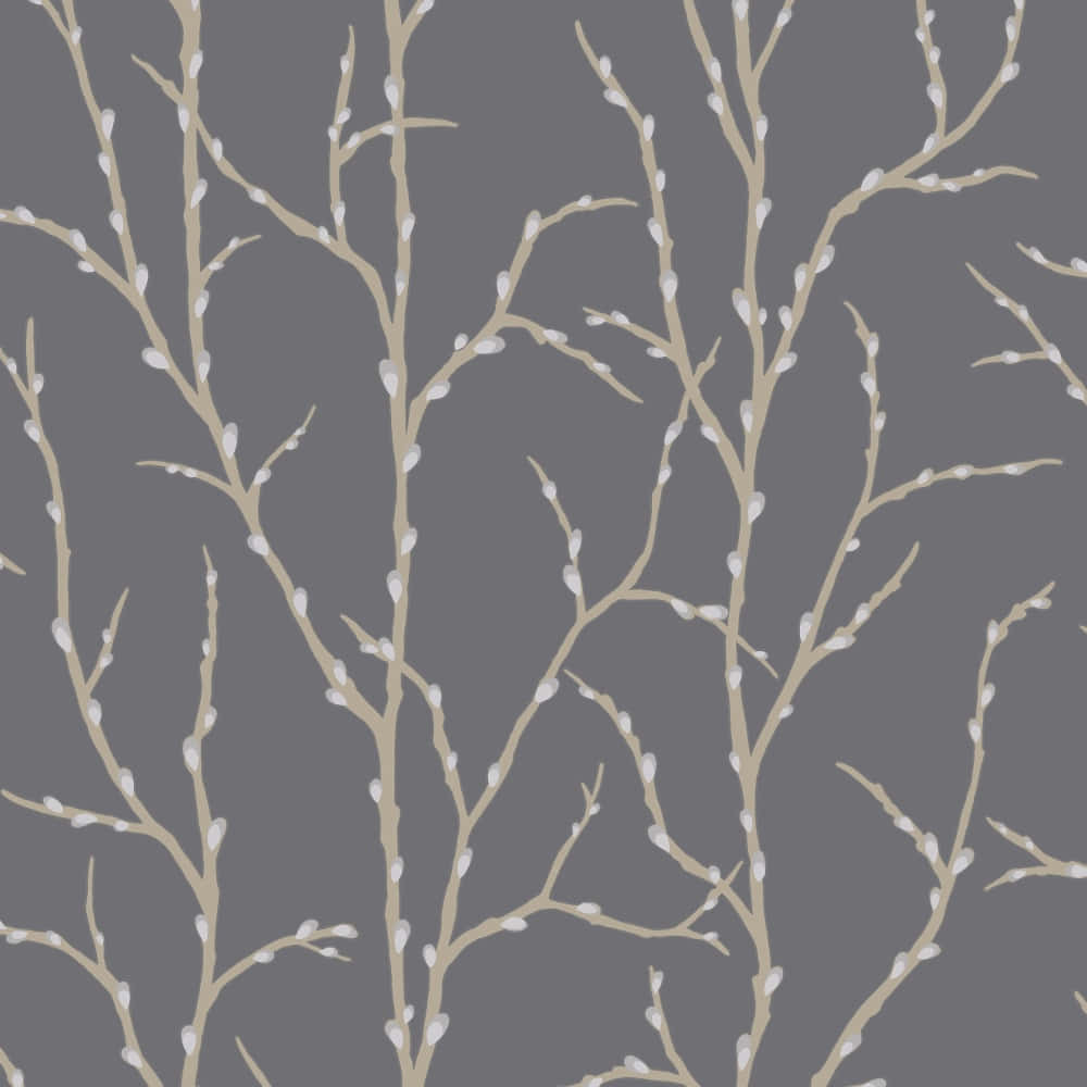 Branches And Buds Digital Artwork Background