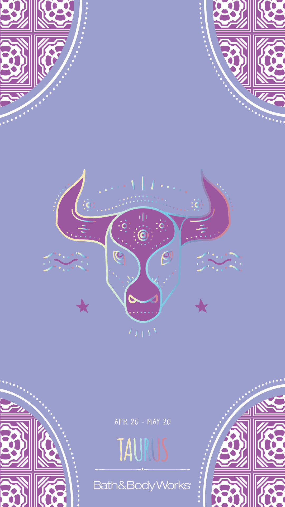 Branded Taurus Zodiac Background