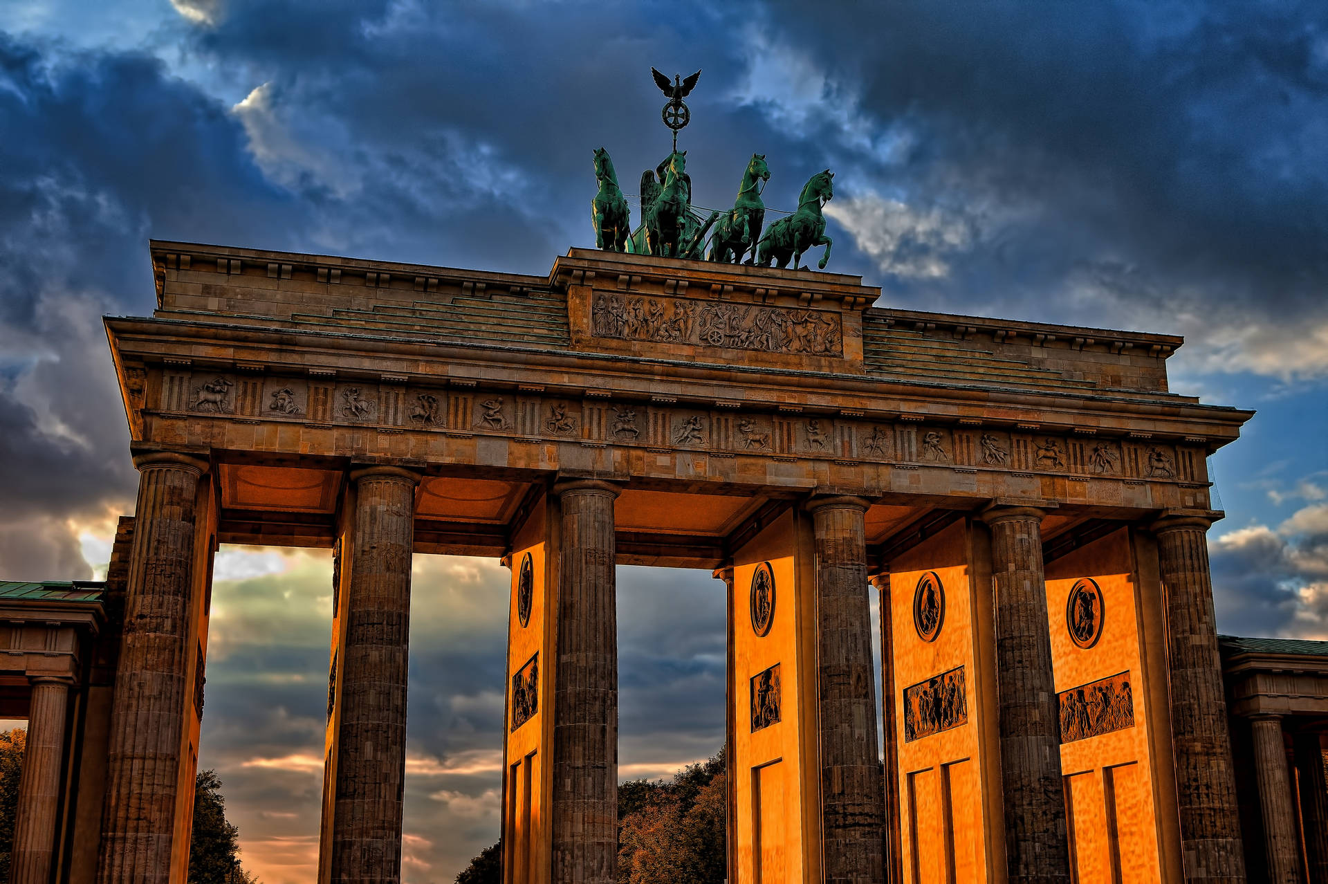 Brandenburg Gate Germany Background