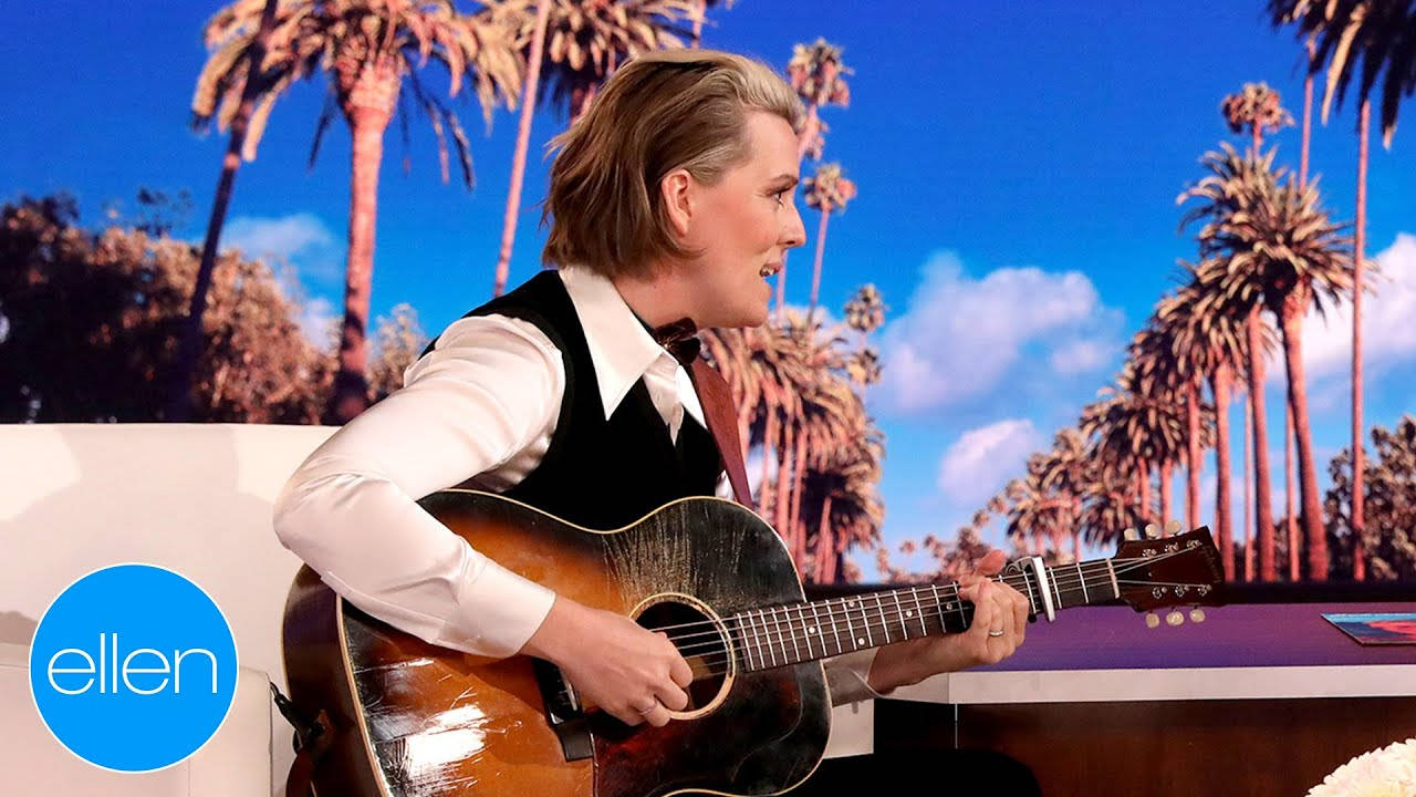 Brandi Carlile Performing Live On The Ellen Show Background