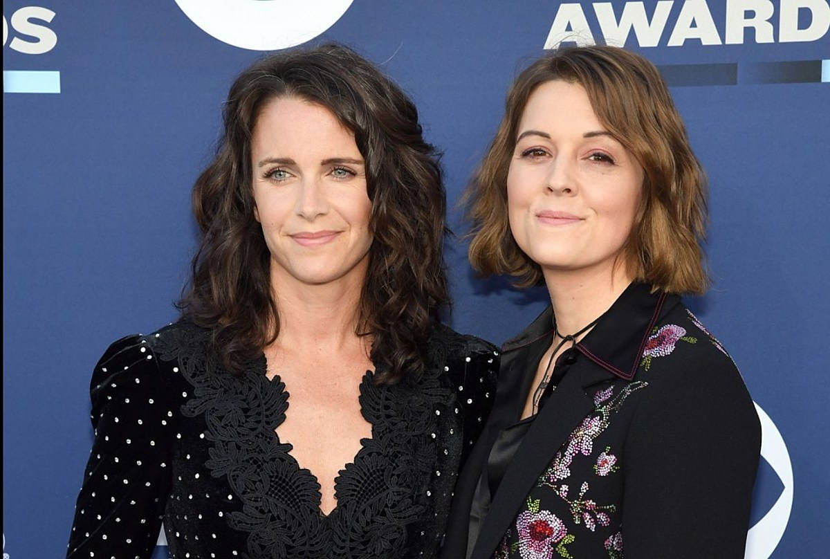 Brandi Carlile With Wife Background