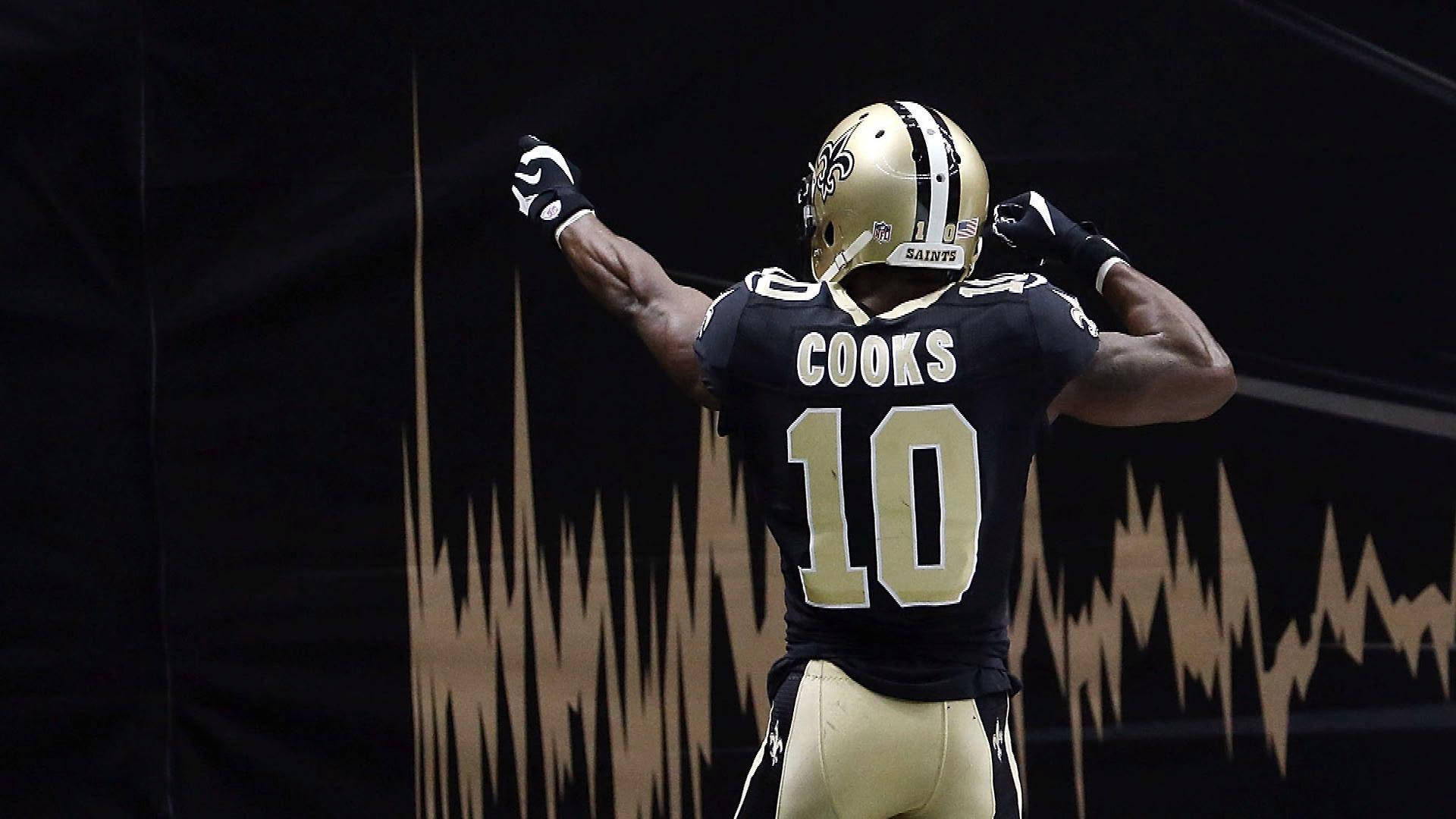 Brandin Cooks Clenched Fists Background