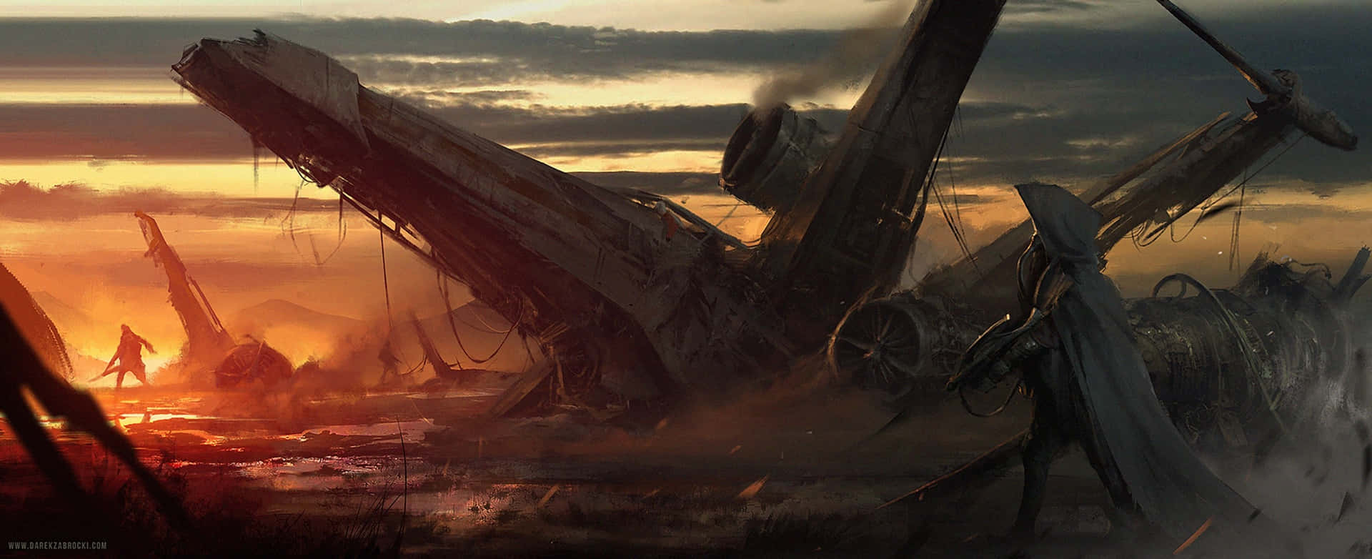 Brandishing The Rebel Alliance Flag, An X-wing Fighter Blasts Its Way Through The Stars. Background