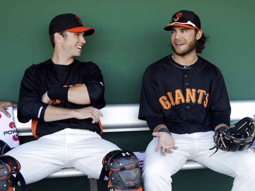 Brandon Crawford And Buster Posey Background