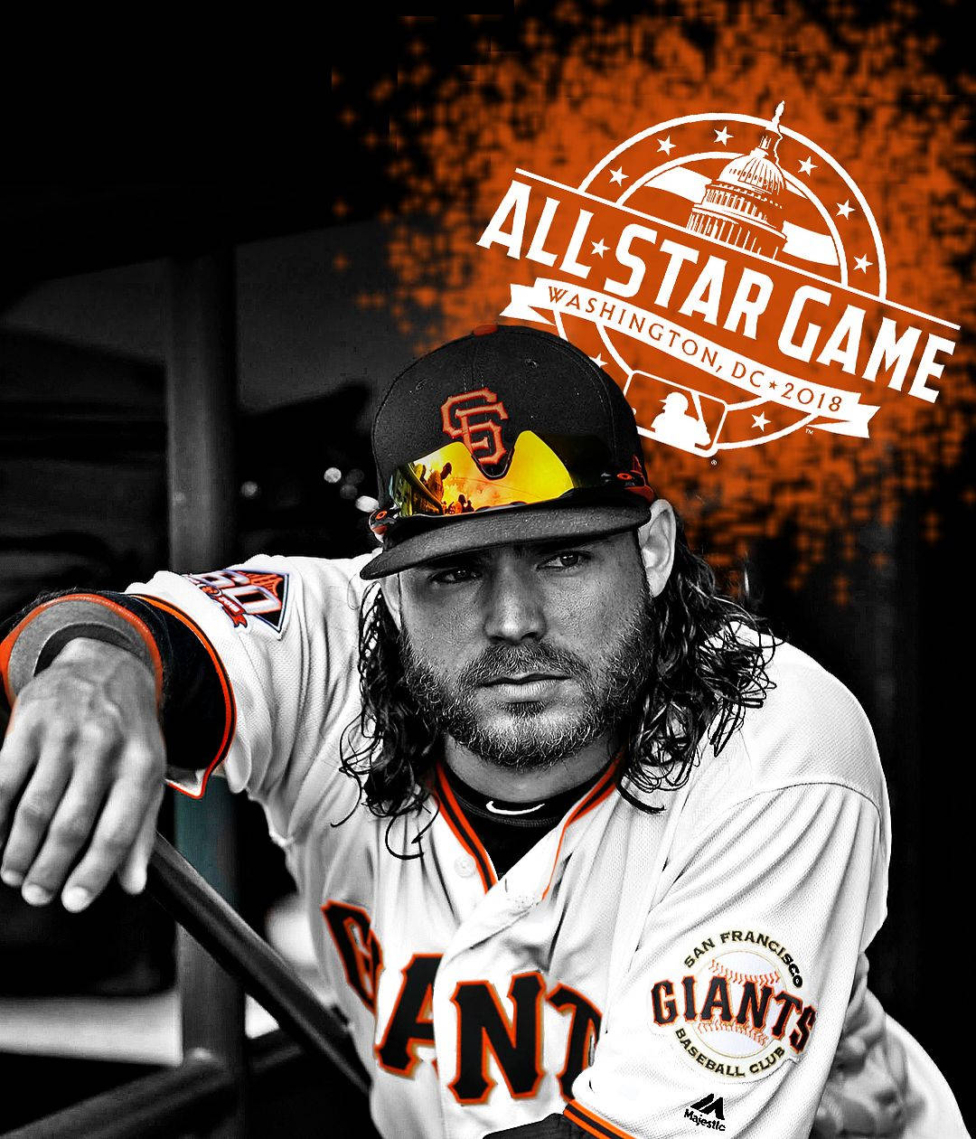 Brandon Crawford In Action At The All-star Game