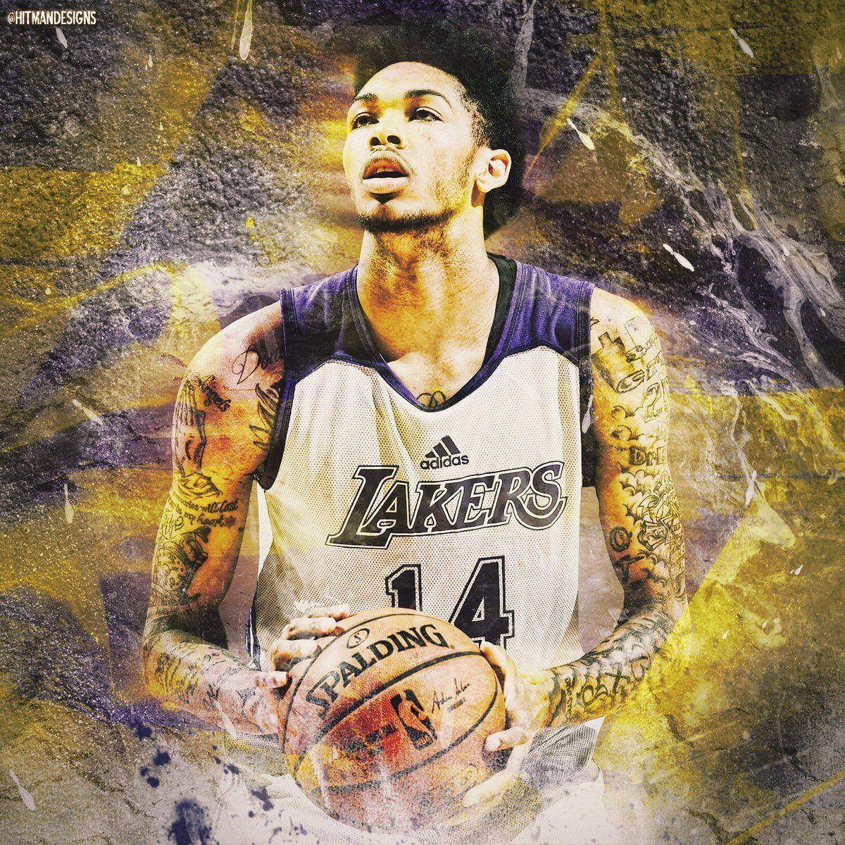 Brandon Ingram Poster Art Background