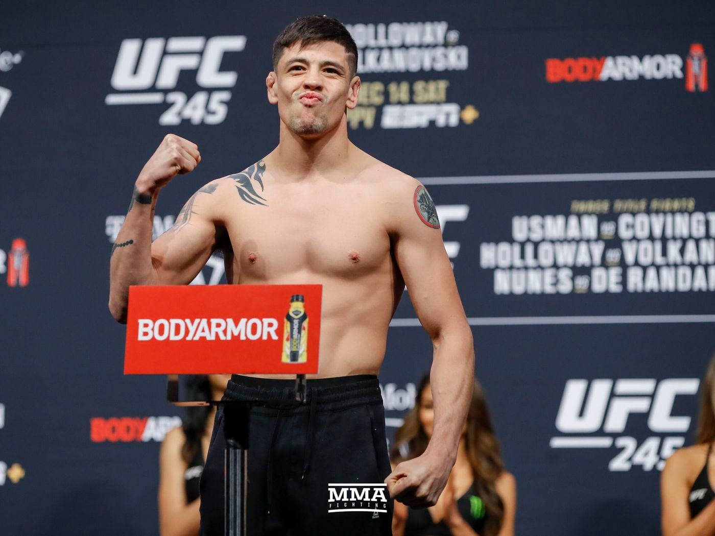 Brandon Moreno Weigh In Bodyarmor