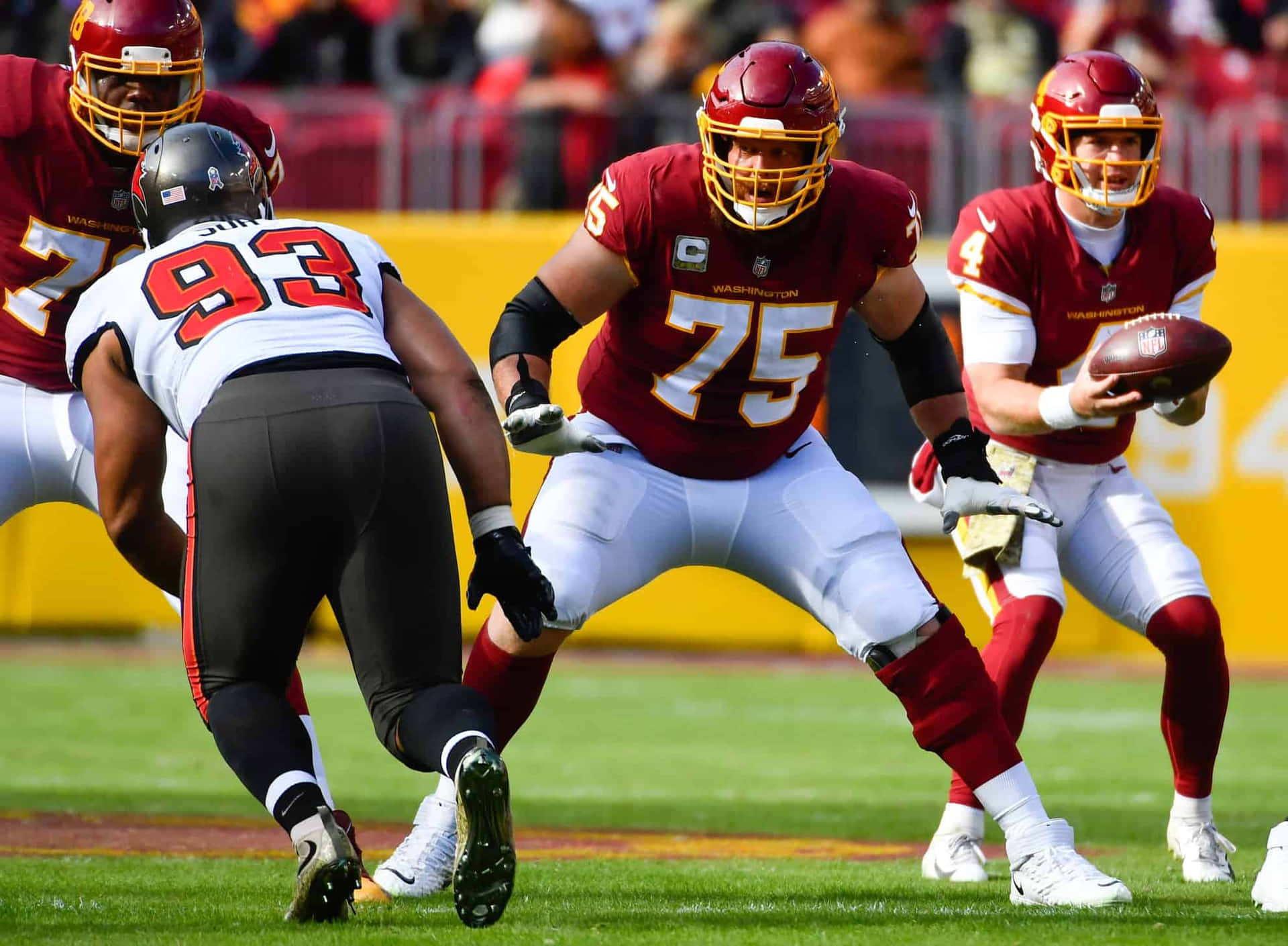 Brandon Scherff Against Seattle Seahawks 2020 Background