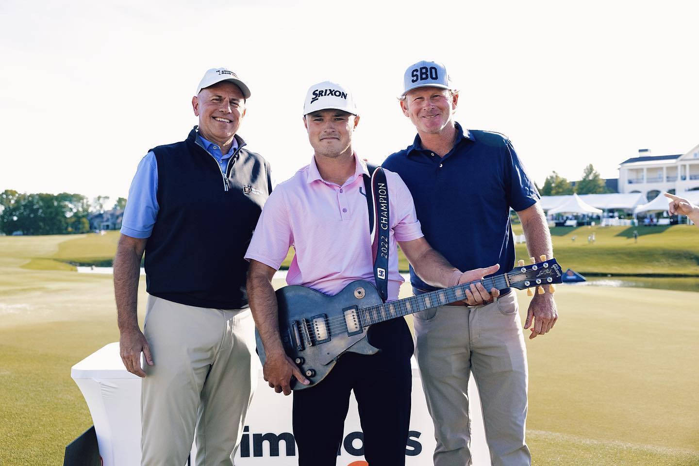 Brandt Snedeker Brent Grant With Guitar Background