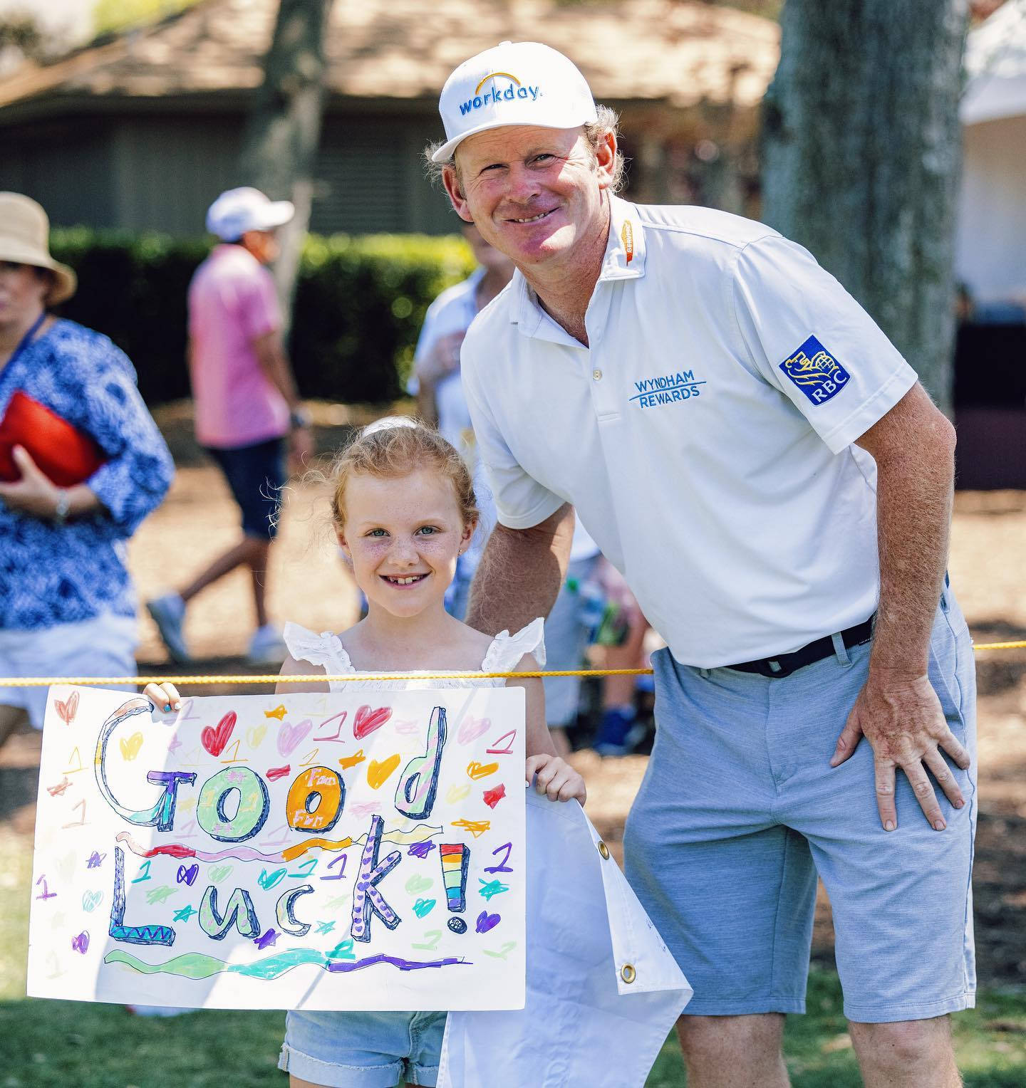 Brandt Snedeker Good Luck From Fan Background