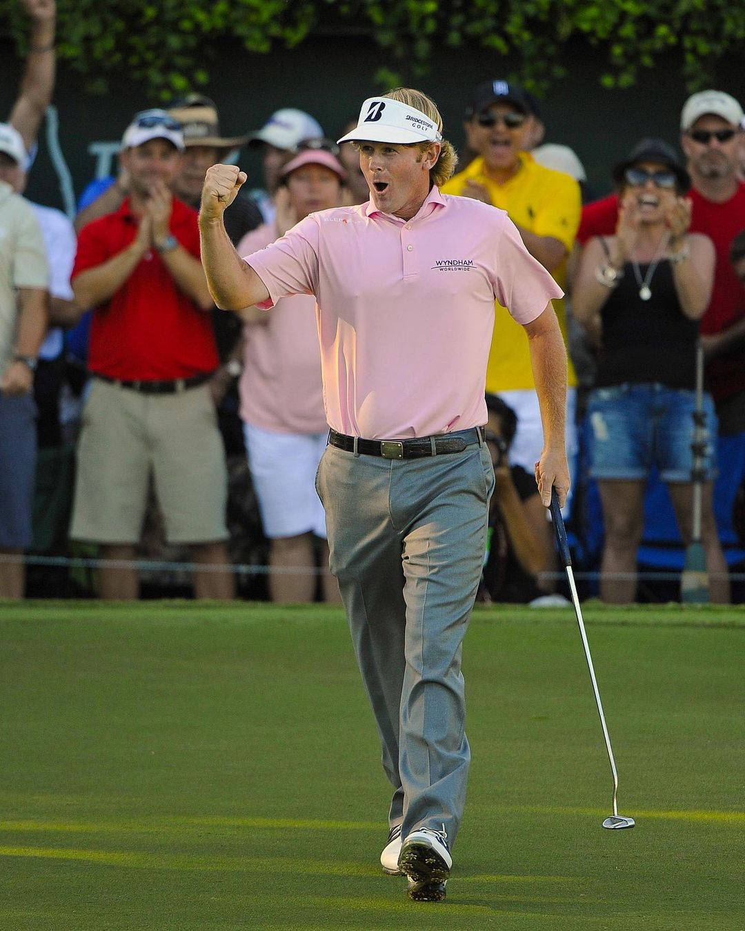 Brandt Snedeker Proud Fist Pump Background