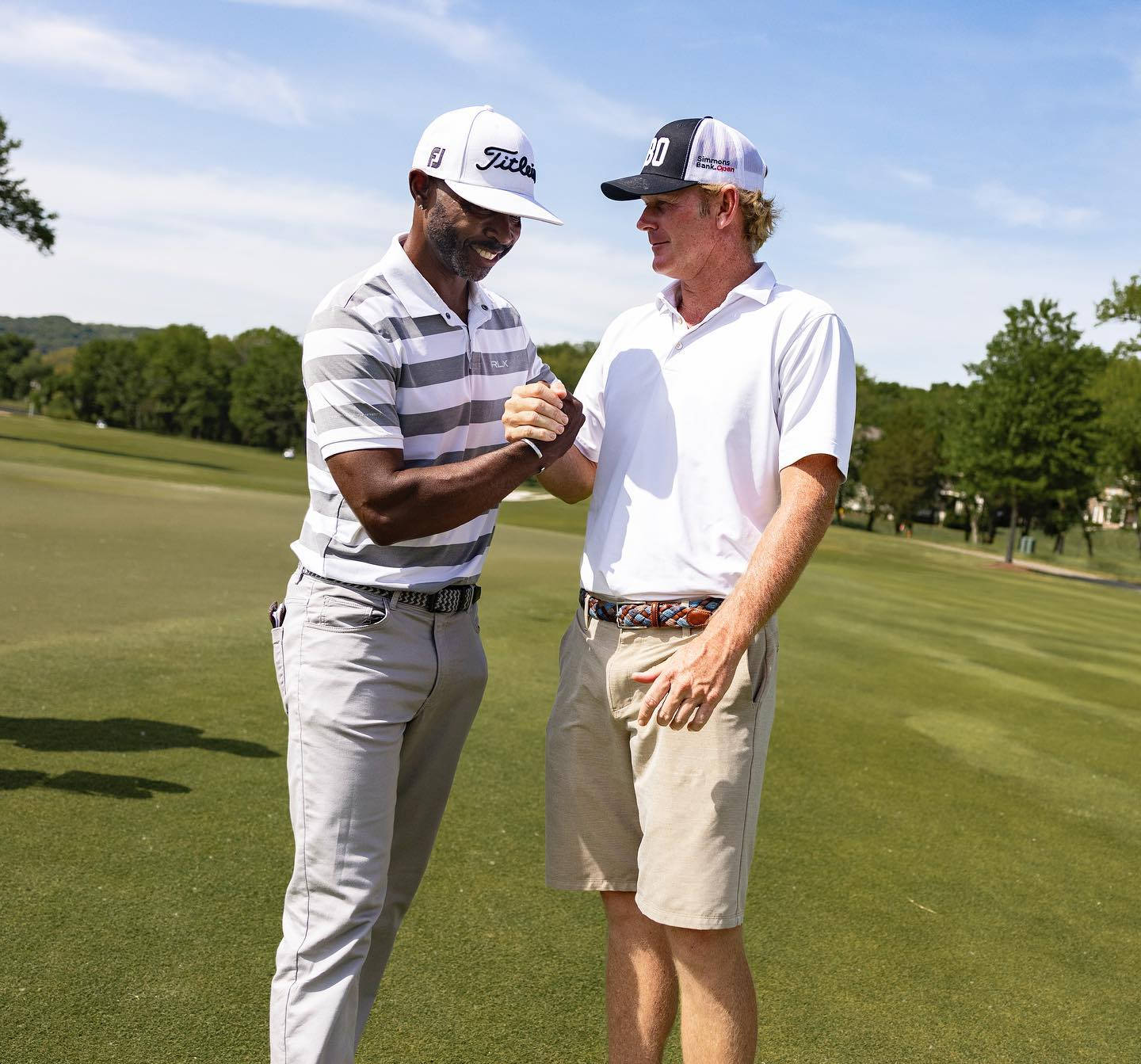 Brandt Snedeker Shaking Hands Background