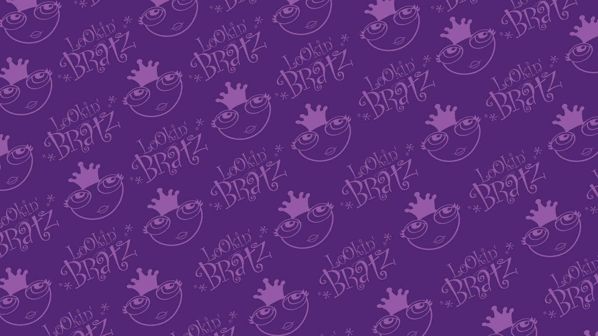 Bratz Aesthetic Purple Pattern Background