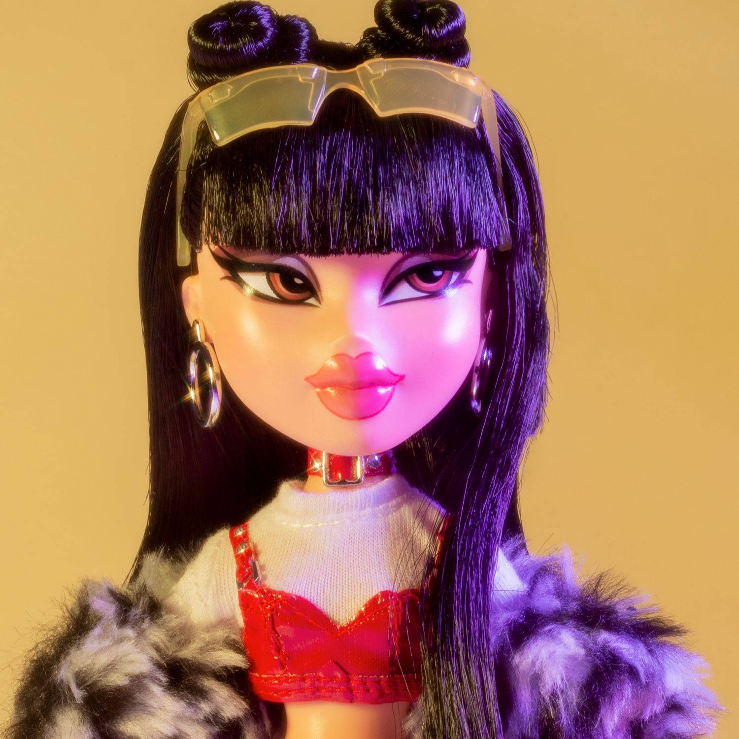 Bratz Doll Jade In Pigtails Background
