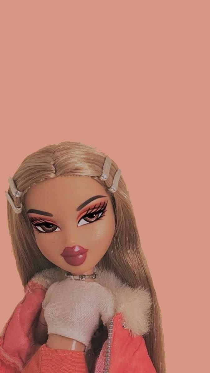 Bratz Dolls Cute Peach Background