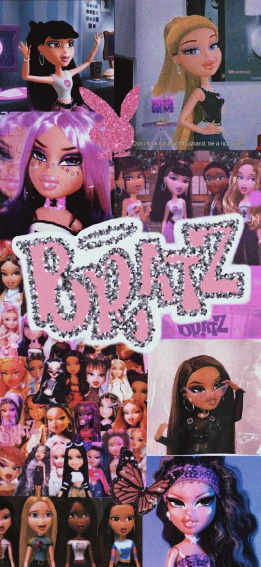 Bratz Dolls Photo Collage Background
