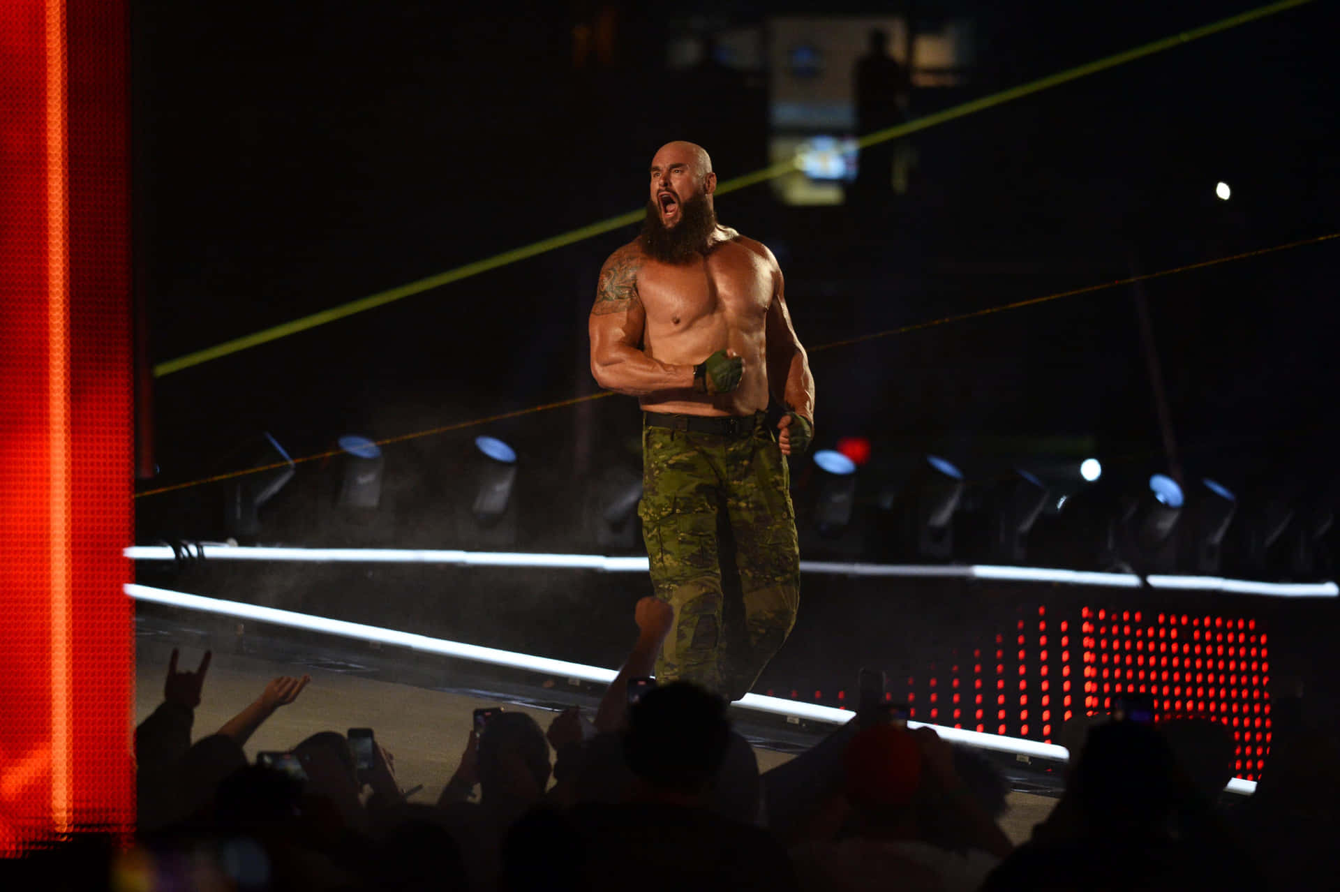 Braun Strowman In Wrestlemania 37 Event Background
