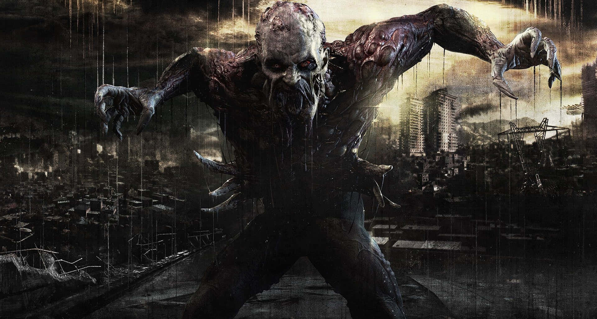 Bravely Venture Into The Zombie-infested Streets Of Harran With Your Squad In Dying Light 4k. Background