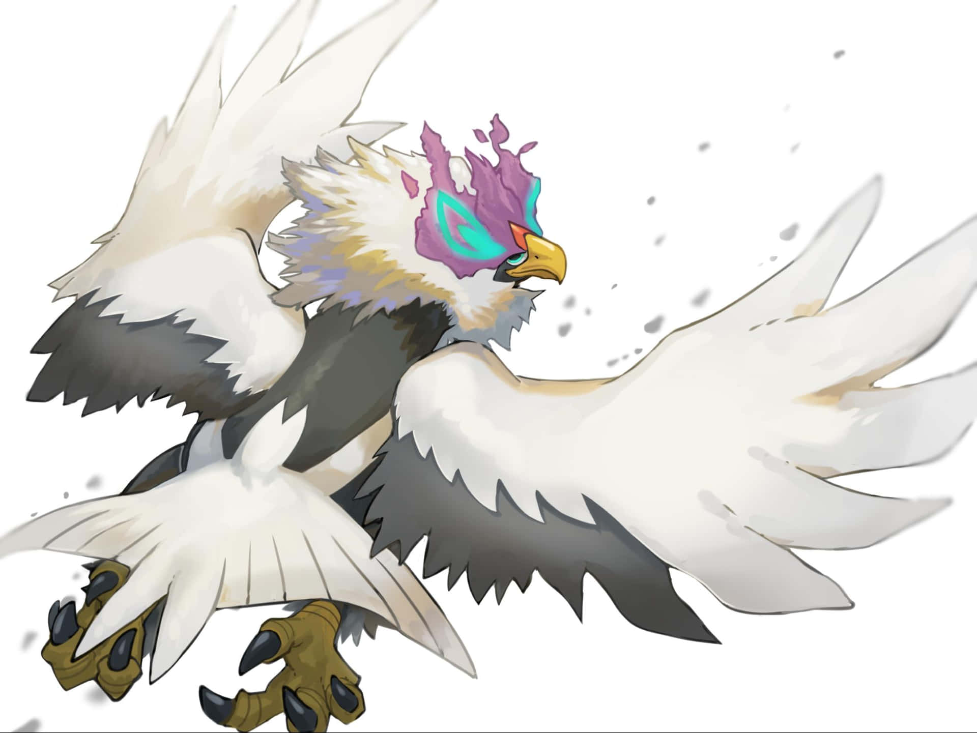 Braviary Flying High Background