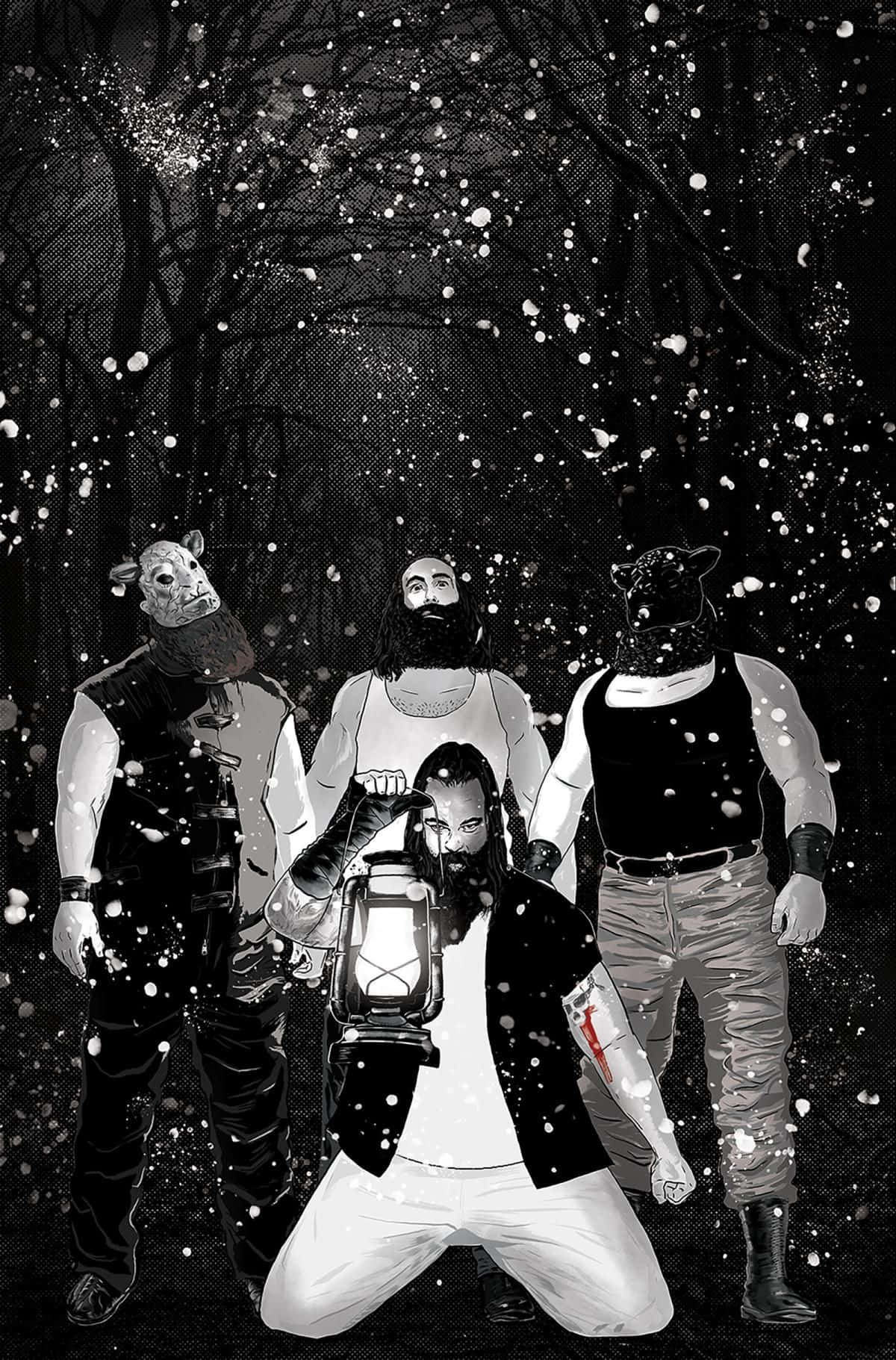 Bray Wyatt Braun Strowman Luke Harper Erick Rowan Background