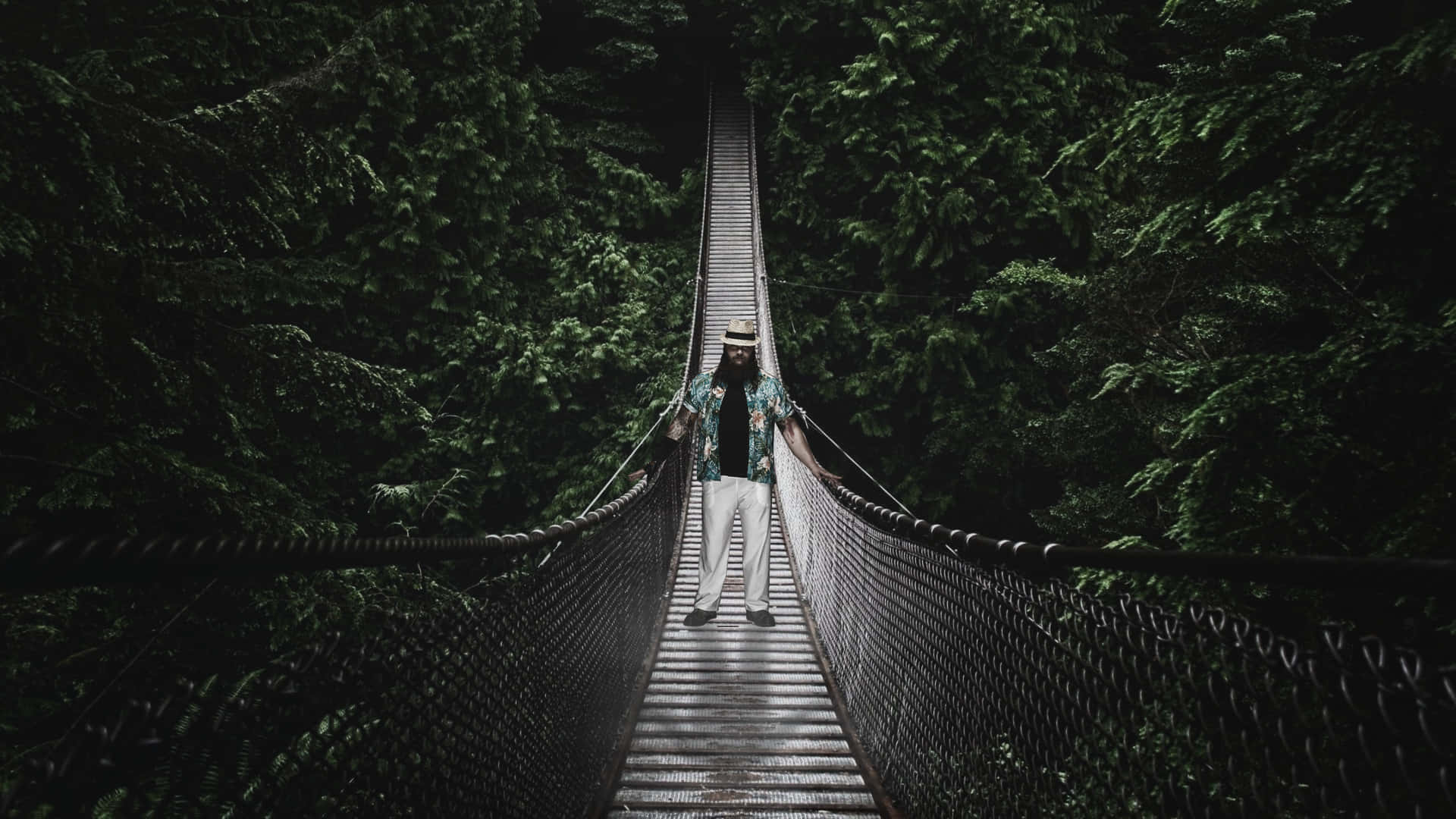 Bray Wyatt Crossing Bridge Photography Background