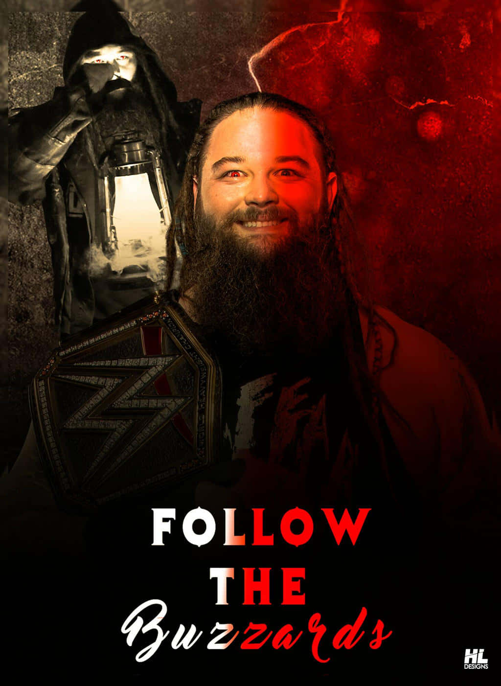 Bray Wyatt Follow The Buzzards Wwe Quote Background