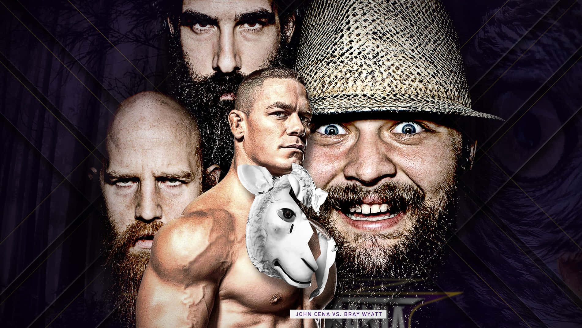 Bray Wyatt John Cena Wwe Wrestler Background