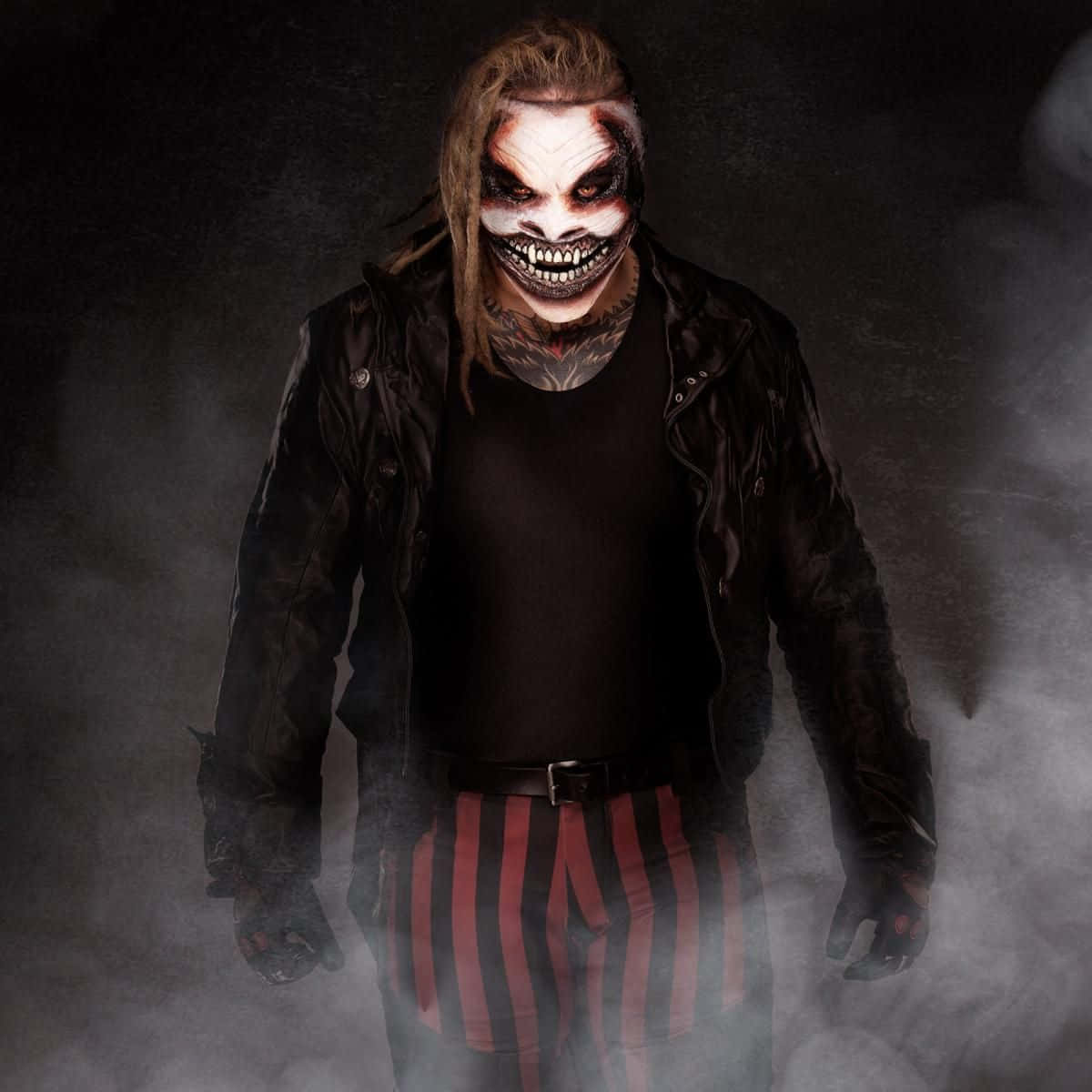 Bray Wyatt The Fiend Scary Look Wwe Background